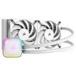 CORSAIR iCUE H100i RGB ELITE Liquid CPU Cooler White