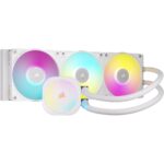 Corsair iCUE LINK TITAN 360 RX RGB AIO Liquid CPU Cooler – White