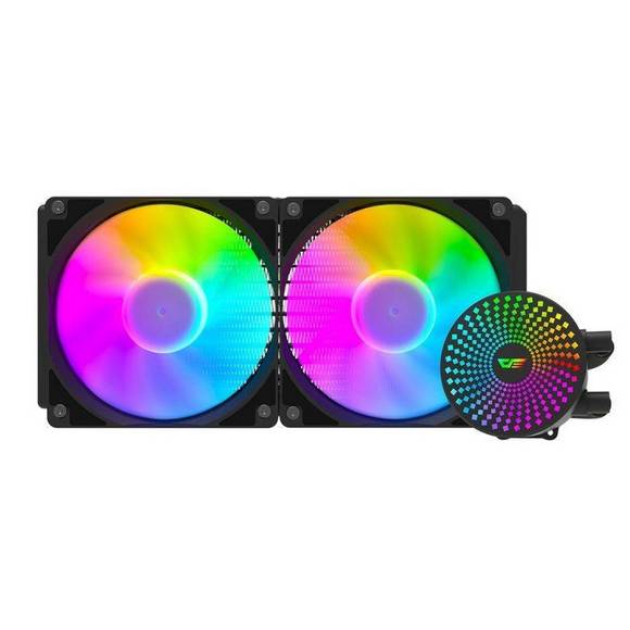 DarkFlash Radiant DC 240 ARGB AIO CPU Liquid Cooler  – Black