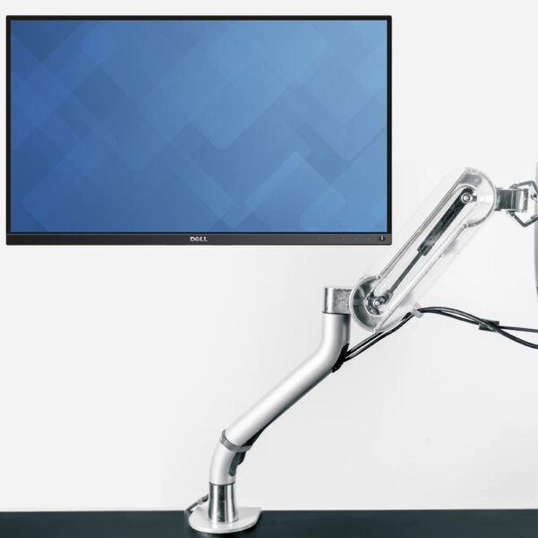 Dell UltraSharp UP2716D 27 inches IPS QHD 100% sRGB Monitor (Used) With Single Gas Spring Monitor Arm – Used