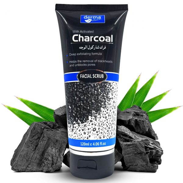 Derma Clean Charcoal Facial Scrub – 120ml