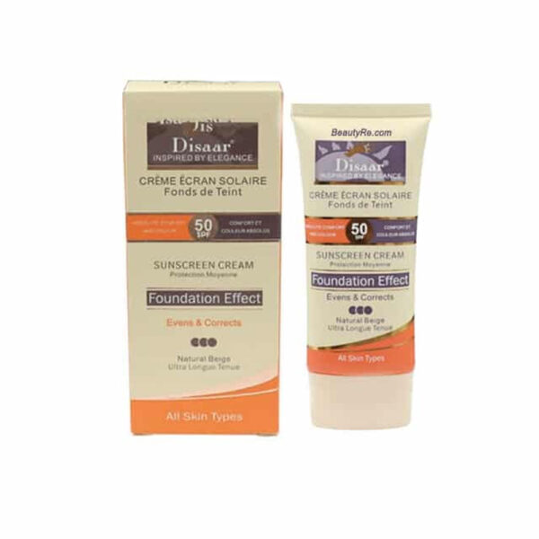 Disaar Sunblock Sunscreen Cream Protection Spf 50+ Natural Moisturize