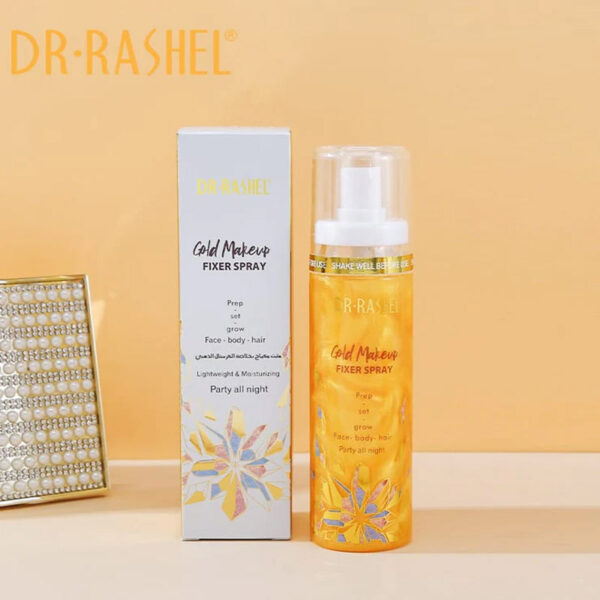 Dr.Rashel Lightweight & Moisturizing Gold Makeup Fixer Spray – 100ml