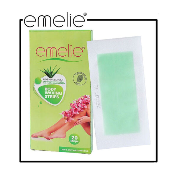 Emelie Aloe Vera Body Waxing 20 Strips