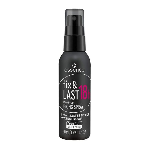 Essence Fix & Last 18H Make-Up Fixing Spray, Oil & Alcohol Free – 50ml
