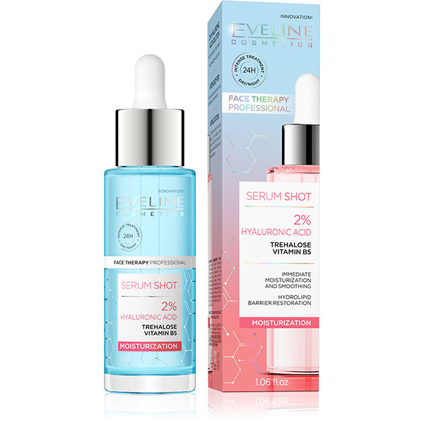 Eveline Serum Shot 2% Hyaluronic Acid – Moisturization – 30ml