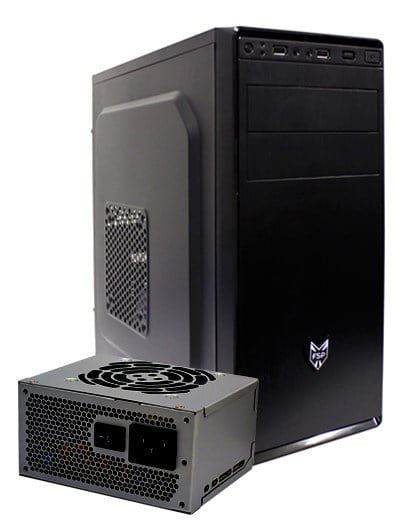 FSP CMT130 Mid Tower Chassis with 300W Power Supply
