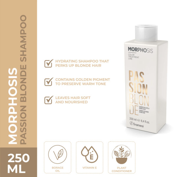 Framesi – Passion Blonde Shampoo – 250ml