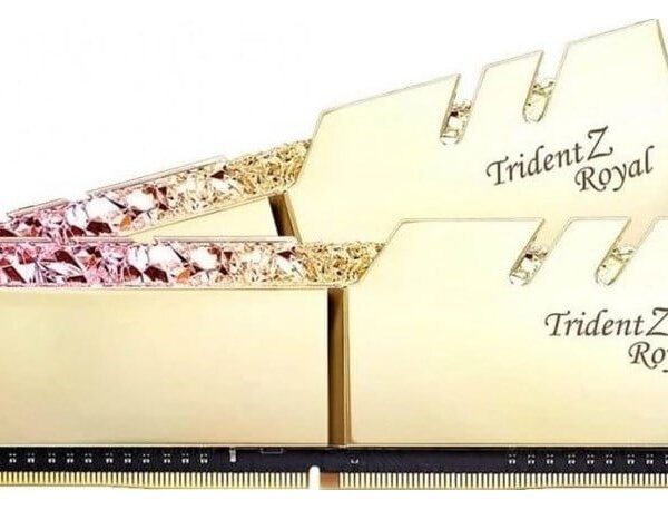 G.SKILL Trident Z Royal Series Gold 32GB (16GBx2) RGB DDR4 3600MHz Desktop Memory