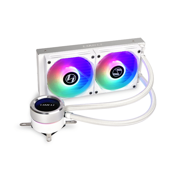 LIANLI Galahad 240, 240mm RGB liquid CPU Cooler White