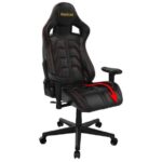 Gamdias Aphrodite MF1 PC Gaming Chair – Black/Red - Image 3