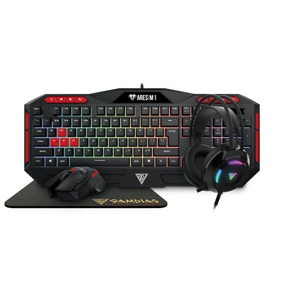 Gamdias Poseidon M2 RGB 4-In-1 Gaming Combo