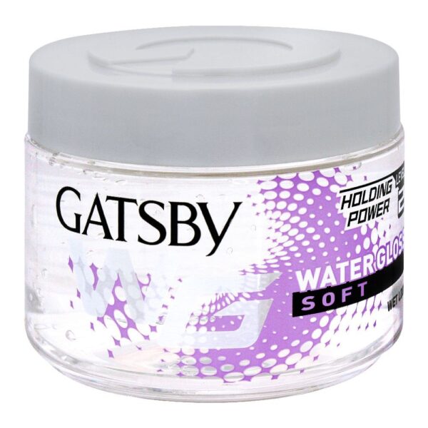 Gatsby WG Water Gloss Soft Hair Gel, Wet Look