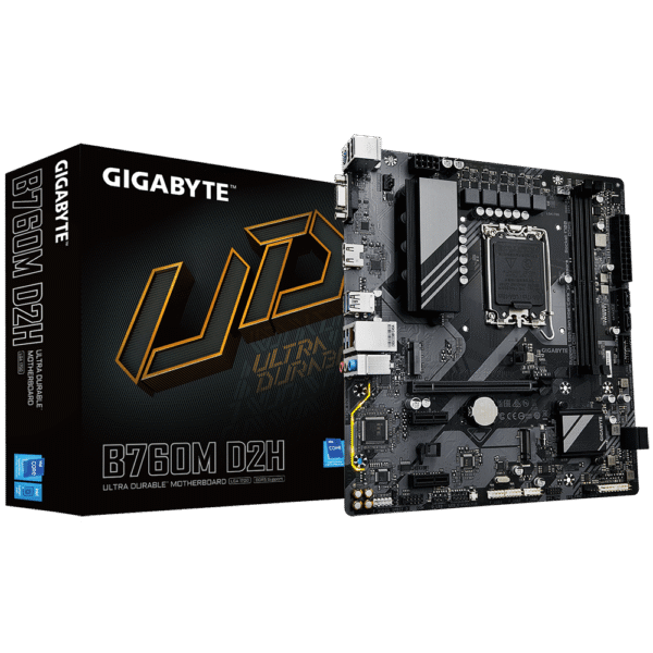 Gigabyte B760M-D2H, DDR5, LGA1700 Motherboard