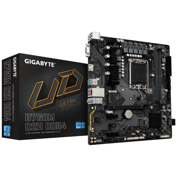 Gigabyte B760M-D2H, DDR4, LGA1700 Motherboard