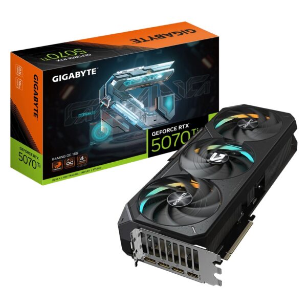 Gigabyte GeForce RTX 5070 Ti GAMING OC 16GB GDDR7 VRAM PCIe 5.0 x16 Interface Graphics Card