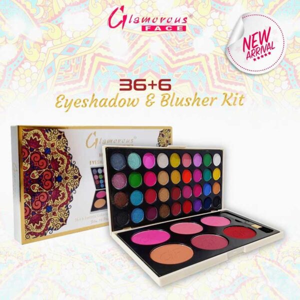 Glamorous Face 36+6 Eyeshadow & Blusher Kit