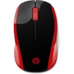 HP 200 Red 2.4 GHz USB Wireless Mouse