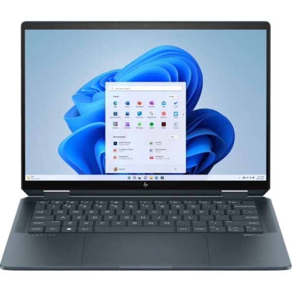 HP Spectre X360 2 in 1 14-EU0085TU Laptop Intel Core Ultra 7 155H, 16GB DDR5, 1TB SSD, Intel Arc Graphics, 14″ 3K OLED Touch Screen, Windows 11 Home, Slate blue aluminum