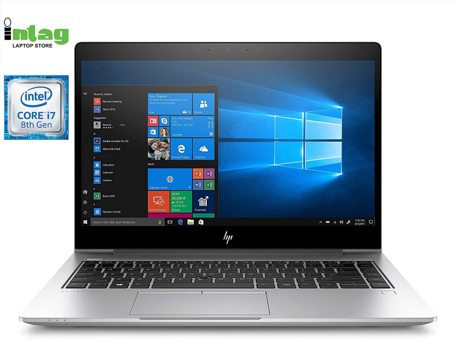 Hp EliteBook 840 G6 | Intel Core i7-8665U 8th Gen Processor | 16GB DDR4 RAM | Intel(R) HD Graphics 620 | 256GB PCIe® NVMe™ SSD | 14.0" Full HD Display  | Touchscreen - Image 1