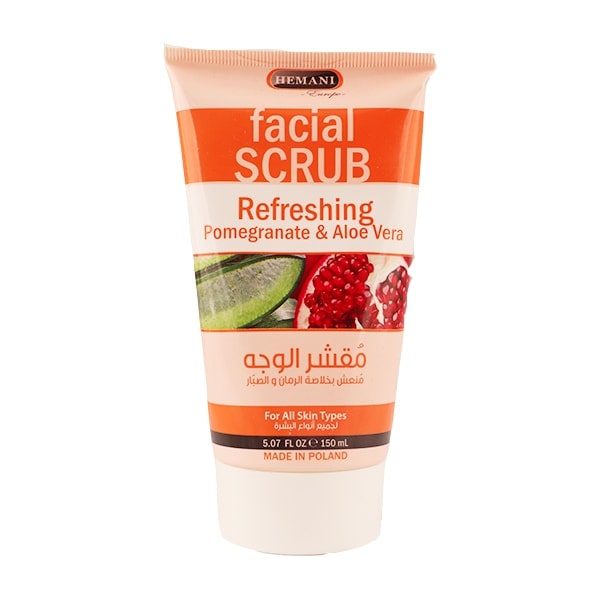 Hemani Facial Scrub Pomegrenate And Aloevera – 150ml
