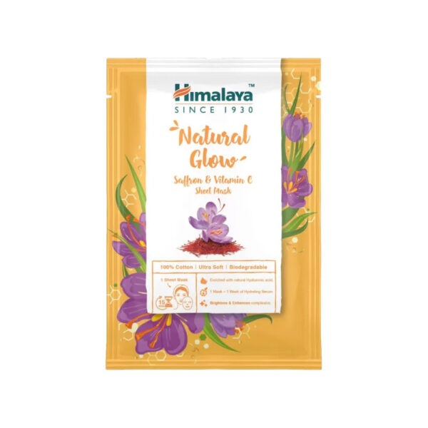 Himalaya Natural Glow Saffron & Vitamin C Sheet Mask