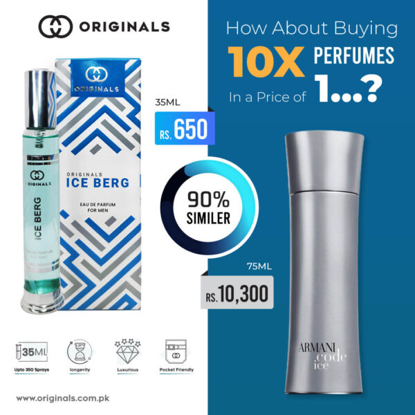 Originals Ice Berg Perfume For Men 35ml