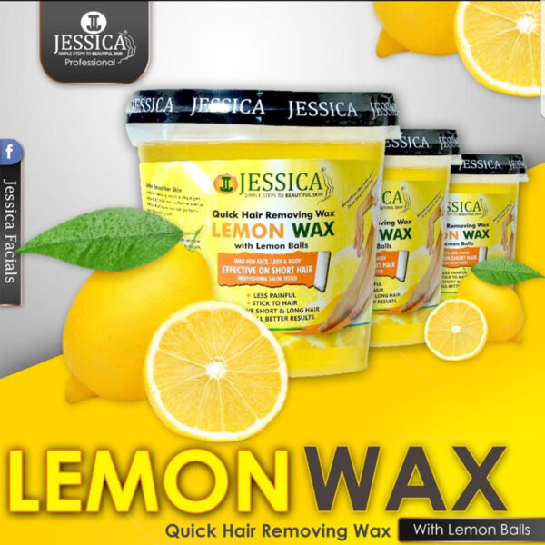 Jessica Quick Hair Removing Lemon Wax For Face & Body – 1000ml