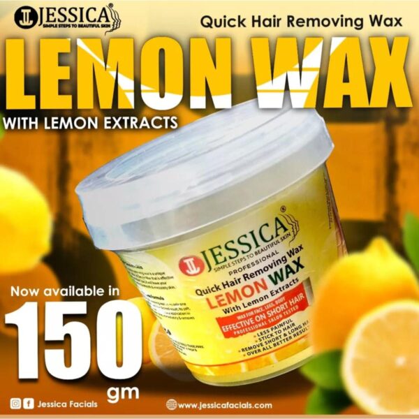 Jessica Quick Hair Removing Lemon Wax For Face & Body – 150ml