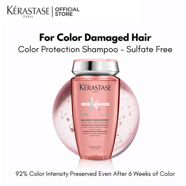 Kerastase Chroma Absolu Shampoo for Color Damaged Hair – 250ml