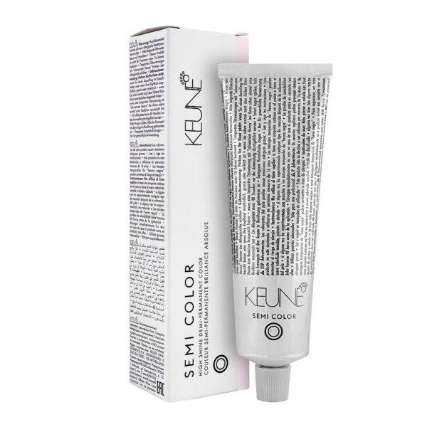 Keune Semi Color High Shine Demi-Permanent Color, 8.22, Light Intense Pearl Blonde – 60ml