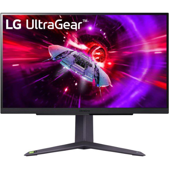 LG 27” 27GR75Q-B UltraGear™ QHD with 165Hz Refresh Rate Gaming Monitor