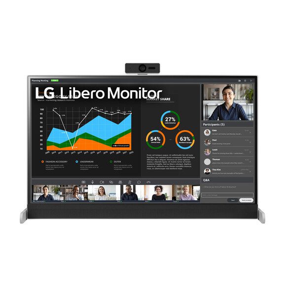 LG 27BQ70QC-S 27″ WQHD LCD 16:9 Black  27″ Class In-plane Switching (IPS) Technology – 2560 x 1440 – 16.7 Million Colors 350 Nit 5 ms 60Hz Refresh Rate HDMI Libero Monitor