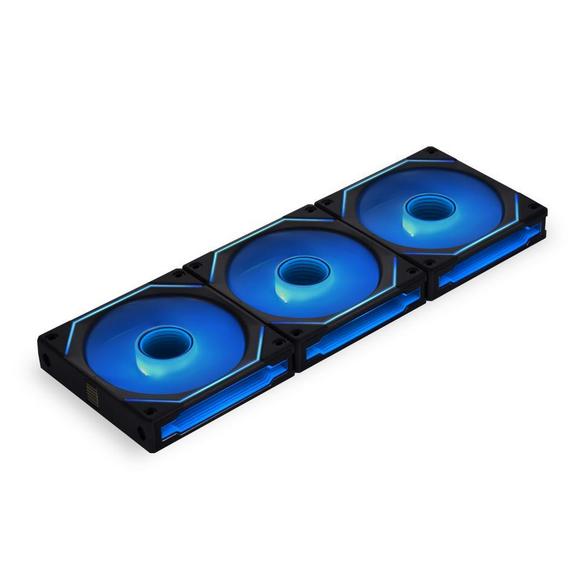 LIAN LI UNI FAN SL INFINITY 120 RGB 3 PCS PACK UF-SLIN120-3B ( L Connect 3.0 Controller included) Black