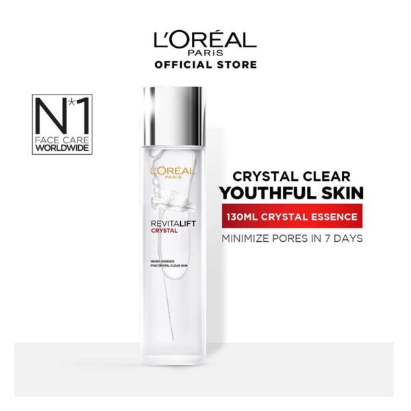 L’Oreal Paris Revitalift Crystal Micro Essence (Oil Free, Brightening Essence) – 130ml