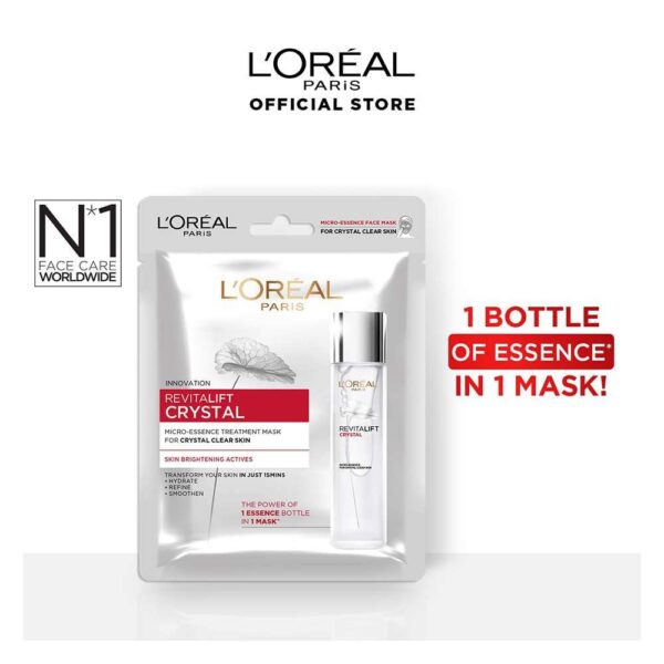 L’Oreal Paris Revitalift Crystal Micro-Essence Sheet Mask – 25g