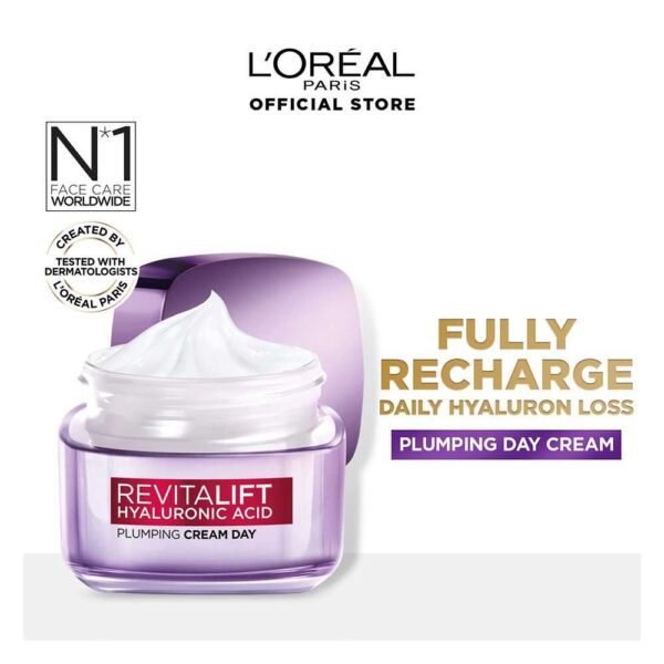 L’Oreal Paris Revitalift Hyaluronic Acid Plumping Day Gel Cream – 50ml