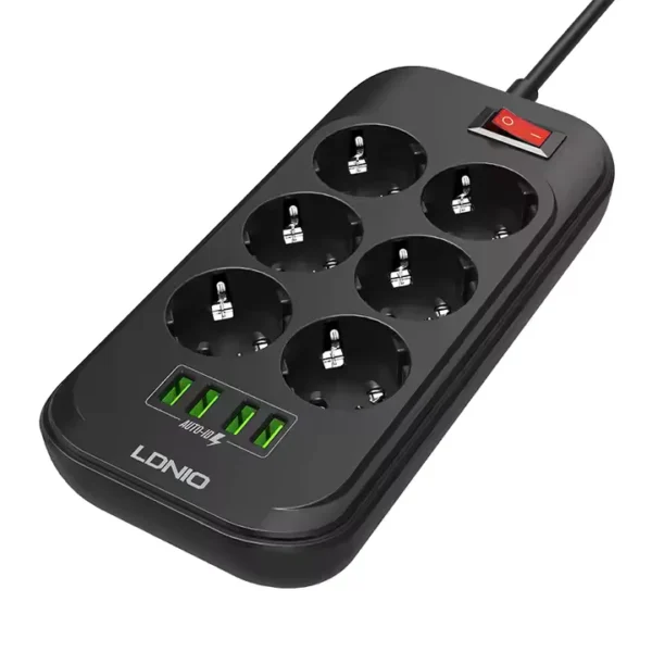 Ldnio 6 AC Outlets EU Power Strip – SE6403