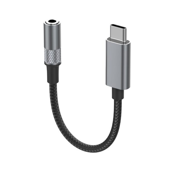 Ldnio LSY80C Type-C to 3.5mm Audio Adapter Cable – Black