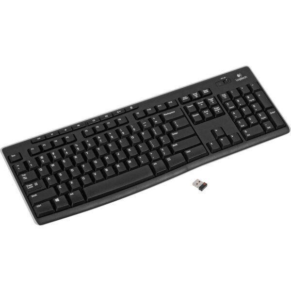 Logitech K270 Wireless USB Keyboard – Black