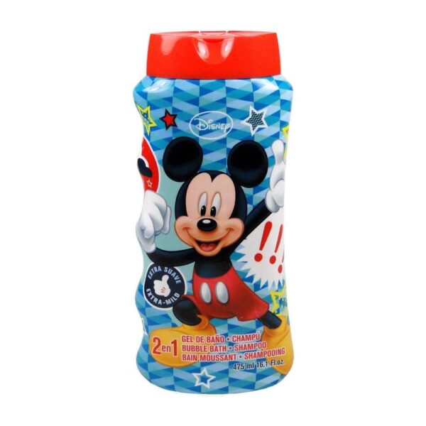 Lorenay – Disney Mickey Mouse 2 in1 Bubble Bath & Shampoo – 475ml