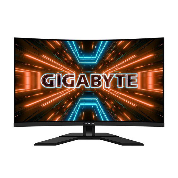 GIGABYTE 32″ M32UC 144Hz 4K Curved 1ms FreeSync Premium Pro, SS VA, UHD 3840×2160, Built-in Speakers, 1x DisplayPort 1.4, 2x HDMI 2.1, 1x USB Type-C, 3x USB 3.2 Downstream Gaming Monitor