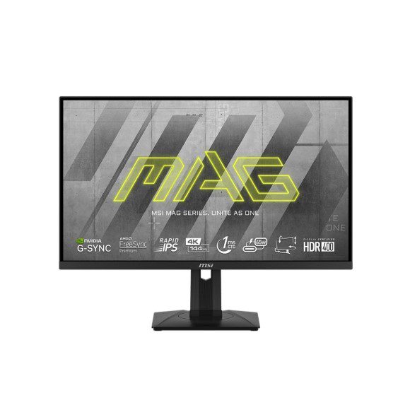 MSI MAG274UPF 27″ eSport 144Hz Rapid IPS UHD Gaming Monitor FreeSync Premium & G-Sync Compatible 3840 x 2160 (4K) 97% Adobe RGB / 98% DCI-P3 / 129% sRGB Gaming Monitor