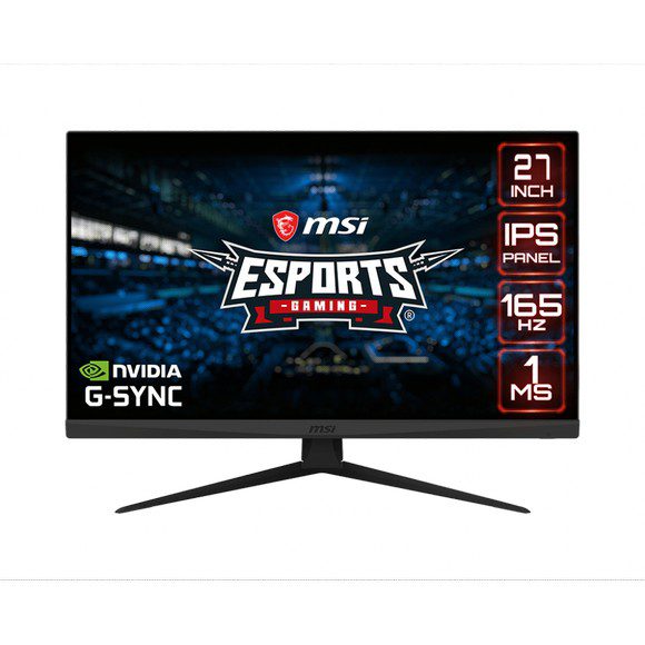 MSI Optix G273 27inch IPS FHD 165Hz HDMI, DisplayPort, Audio G-Sync Compatible Gaming Monitor