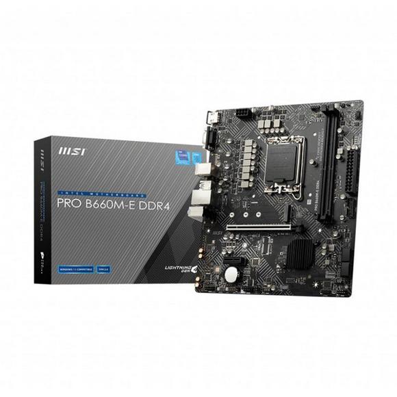 MSI PRO B660M-E Intel LGA 1700 Micro ATX DDR4 Motherboard