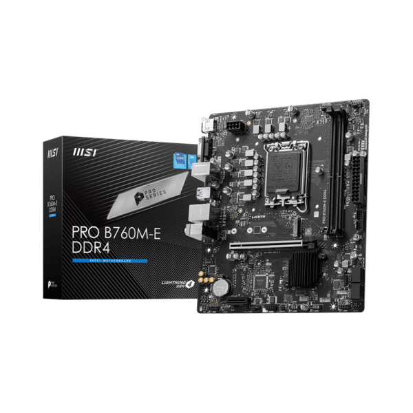 MSI Pro B760M-E, DDR4, 13th Gen Motherboard
