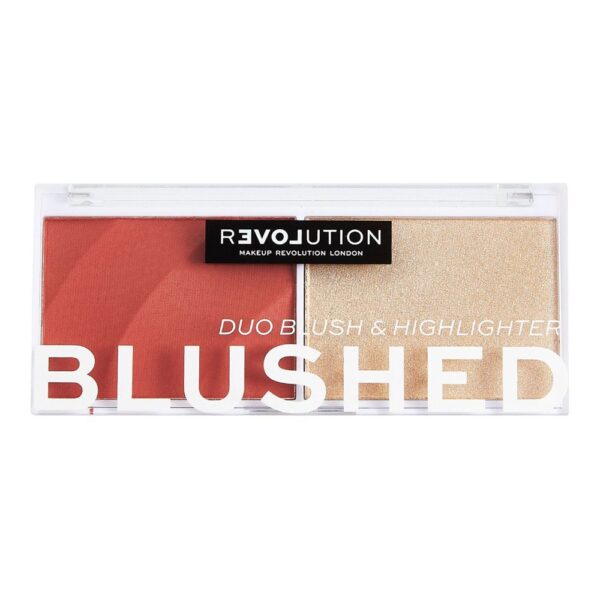 Makeup Revolution Relove Blushed Duo Blush & Highlighter, Daydream