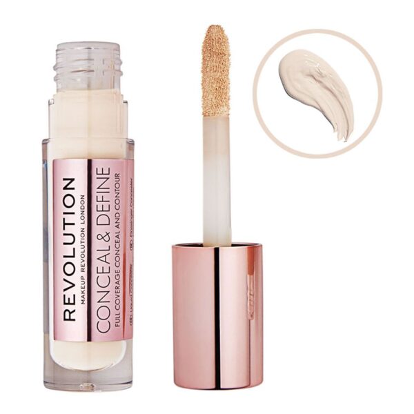 Makeup Revolution Conceal & Define Full Coverage Concealer, C1