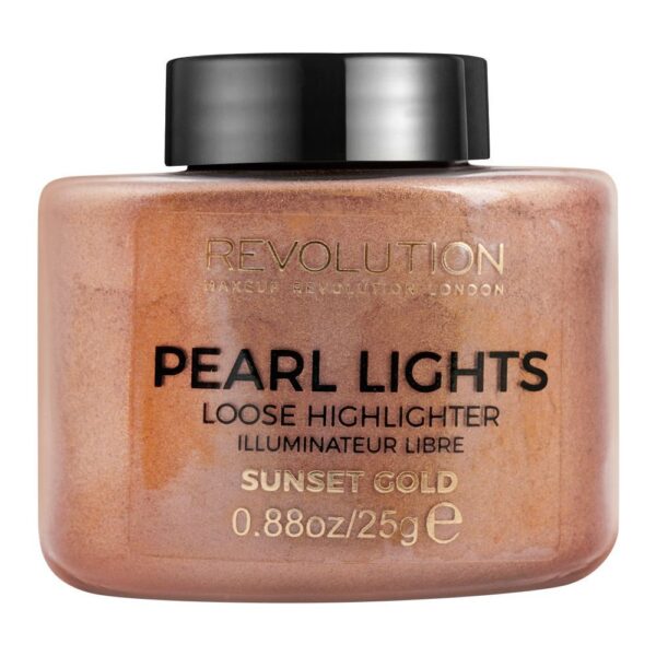 Makeup Revolution Pearl Lights Loose Highlighter – Sunset Gold