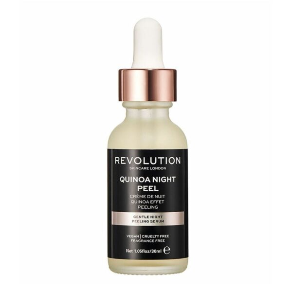 Makeup Revolution Quinoa Gentle Night Peeling Serum, Fragrance Free – 30ml